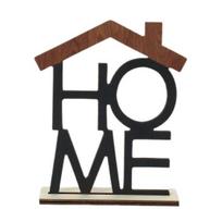 LOVE HOME darbalaukio apdaila su mediniu pagrindu Namų biuro svetainės Svetainės stalo vidurinė tuščiavidurė angliškų raidžių ornamentas Kalėdų dovana juoda