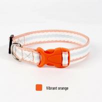 Non-Choking Pet Collars for Small/Medium Dogs & Cats, Polypropylene Foam with Soft Leather Lining, Dopamine. Large