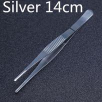 14/16/18/20/25/30cm Kitchen Cooking Medical Tweezers Stainless Steel Kitchen Seafood & bar Tweezer Food Tongs Tool Bar Accessory
