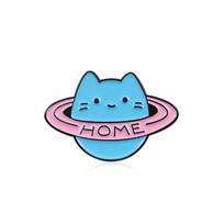 Adorable Cat Brooch: Cute Hula Hoop Cat Jewelry for Backpack or Home Decoration