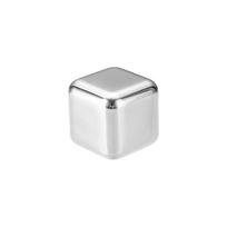 6/8/12pcs Cube Chilling Stainless Steel Ice Block Reusable Chilling Stones for Whiskey Drink Cooling Cube Chilling Rock Party Tool 1PC