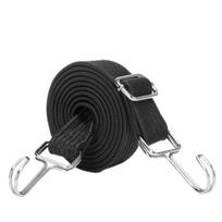 Elastic Bungee Cord Strap with Metal Hooks 1 Meter Length Adjustable Heavy Duty Tie Down Strap for Motorcycle Bicycle Cargo Secure One Size juoda