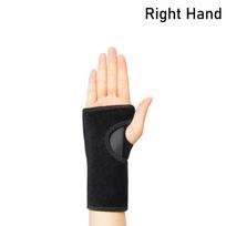 Pain Relief Adjustable Wrist Brace with Metal Splint for Carpal Tunnel Syndrome Suitable for Work Sports and Sleep Right 1pc