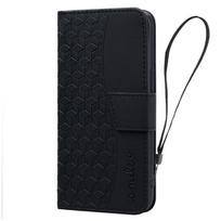 Suitable for Google 8A mobile phone leather case, Redmi Note13 5G three-dimensional rhombus matte card holder protective case Google Pixel 8 juoda