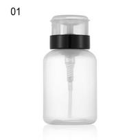 Liquid 200mL Manicure  Clean Acetone  Pump Dispenser Container Nail Polish Remover Empty Bottle 01
