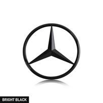 RSU1 70mm Automobilio Stilius Variklio Logotipas Dekoras Variklio Dangčio Emblema Lipdukas Mercedes Benz W203 W204 W205 W209 W210 W211 W212 W176 juoda