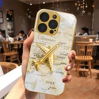 Exquisite luxurious High-end Phone Case Electroplated Glass PhoneCase for iPhone 17 16 15 14 13 12 11pm Pro Plus Dropresistant iPhone 11 Pro Max