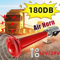 12/24V Lound Car Air Horn Wolf Whistle Air Horn for Truck Automobile Bus Van Super Loud Bird Sound Whistle Horn