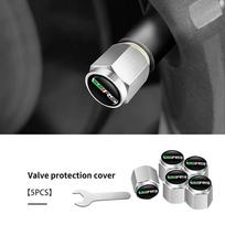 LQLT3 Car Wheel Tyre Rim Stem Cover Tire Valve Cap Airdust Waterproof For Skoda Superb Derivative Karoq Kamiq MK3 Fabia Rapid Favorit