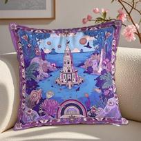 Kawaii medieval retro Ornamental Pillows Decorative Cushion Covers x Cushions Cover Home Decor Items Decorations Bedroom 30cmx30cm