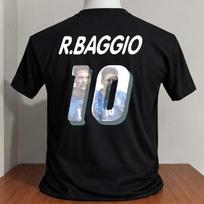 roberto baggio marškinėliai juodos spalvos animacinė versija pasaulio čempionatas 1994 L