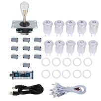 822B Single     Joystick Accessory Kit for   Celsius Fighting Home Game USB Set in  - (Transparent )