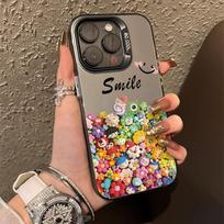 Sunflower is suitable for iPhone15promax/14/13 iPhone case 12pm/16/11 New colored silver. xs/5.8