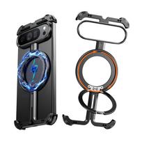Eary for Google Pixel 9 Pixel 9 Pro XL Fold Phone Case 360° Rotatable Magnetic Kickstand Metal Frameless Bumper Slim Thin Cover For Google Pixel 9 Pro XL juoda