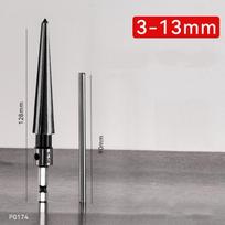 3-13/5-16mm Bridge Pin Hole Reamer, T Handle Handle Taper Reamer Set, Reamer Tool, Bridge Pin Hole Handheld T Shape Hand Reamer