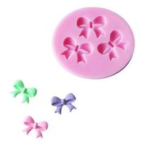 Kūrybiniai „pasidaryk pats“ mold fondant tortų dekoravimo silikoniniai „Fimo“ įrankiai bow shape