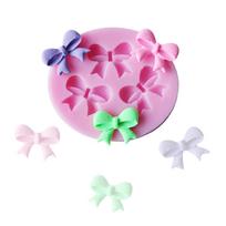 Fation 3D Bowknot formos silikono formos tortas šokoladinis cukraus pjaustymo LS formos