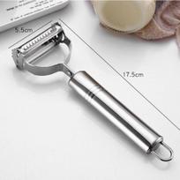 2 viename nerūdijančio plieno bulvių agurkų morkų daržovių vaisių tarka Julienne peeler virtuvės reikmenys 2in1