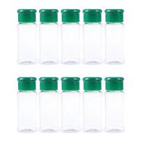 100 ml plastikinis prieskonių butelis Prieskonių dozatorius Pipirų stiklainio laikymo butelis žalia