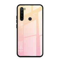 Mirror Gradient grūdinto stiklo dėklas, skirtas Xiaomi 11 Redmi Note 8 8T 7 6Pro 7A Note 10 Pro apsauginis stiklo dangtelis, skirtas Redmi Note 9 Pro For Redmi 8A geltona