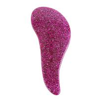 Anti Static Massage Hair Brush Tangle Detangle Shower Massage Hairbrush Comb Salon Hair Styling Tool Magic Handle Comb raudona