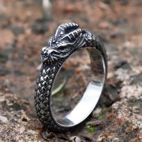 Nauji Nose Viking Vyriški Žiedas Dragon Animal Pagan Odin Amulet Skandinavijos mados papuošalai 7