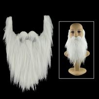Juokingi ilgos netikros barzdos kostiumo puošmena ūsai Helovino vakarėlio reikmenys Cosplay ūsai skirti juoda