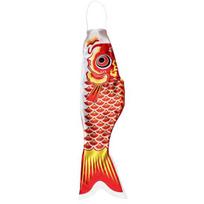 55 cm Japoniškas Nobori Koinobori Carp Streamer Windsock Fish Flag Kite Namų dekoras raudona