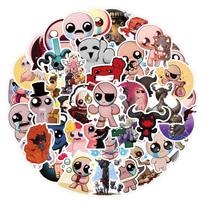 10/50 vnt. animacinių filmukų The Binding of Isaac lipdukai isaac gaffiti lipdukai skirti „pasidaryk pats“ bagažui, nešiojamam kompiuteriui, riedlentei, dviračiui 10pcs