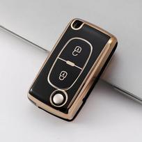 Naujas TPU automobilio nuotolinio valdymo pulto rakto dėklo dangtelis, skirtas Peugeot 107 207 307 308 407 607 3008 5008, skirtas Citroen Xsara Picasso C5 C6 C8 berakčiui 2 Keys A