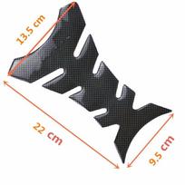 „Honda CBR 600 F2/F3/F4/F4i RVF VFR CB400 CB1300“ skirtas motociklų lenktynių pluošto degalų dangtelio dangtelio bako apsauginės trinkelės lipdukas
