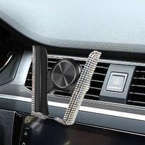 Automobilio oro ventiliacijos angos telefono laikiklis reguliuojamas lankstus laisvų rankų priedas dekoracija blizgučiai colorful