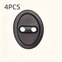 4pcs Black Car Door Shock Absorbing Pads - Anti-Collision and Noise Reduction, Door Lock Protector Stickers for Enhanced Vehicle Protection 4pcs juoda
