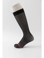 Vyriškos vasarinės dryžuotos juodos vidutinio ilgio verslo kojinės - japoniškas nailoninis šilkas formaliai aprangai sizes 37-50