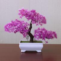 NAUJI Dirbtiniai Augalai Bonsai Mažas Medelis Vazoniniai Augalai Gėlės Vazonėliuose yunsong lotus purple