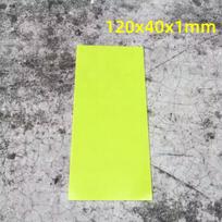 120x40x1mm 180*80*1mm Stiklo pluoštas G10 skirtas pasidaryk pats peilio rankenos tarpiklių medžiagos gamybai G10 medžiaga Peilio rankenos priedų medžiaga - 10 spalvų green 120 * 40 * 1mm