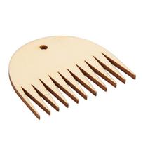 11 Teeth Wooden Weaving Comb Tapestry Weaving Loom Comb Tool DIY Braided Accessories