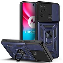 Dėklas Motorola Moto G60 G60S Apsauginis magnetinis šarvuotas smūgiams atsparus dėklas kameros lęšiui Moto G 60 G60S G60 S galinis dangtelis For Moto G60 tamsiai mėlyna spalva