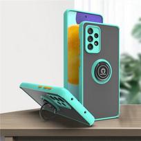 Ring Holder Shockproof Magnetic Case For Samsung Galaxy S8 S9 S10 S10E S20 S21 Plus S22 S23 FE S24 Ultra A50 A50S 4G 5G Cover Samsung A05 dangaus mėlyna spalva