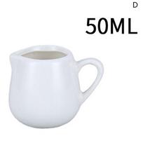 50/100/160/220 ml Keraminis prieskonių indelis, indelis grietinėlei, puodelis, indai, baltas, virtuvės įrankiai, cukraus ir grietinėlės bei pieno indai, ąsotis D