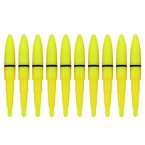 10Pcs Fishing Rod Tip Glow Stick LED Light Clip on Rod Tip Glow Stick Waterproofs LED Night Fishing Rod Tip Light 2 red