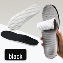 3A Grade Antibacterial High-Elastic Shock-Absorbing White Basketball Insoles for Comfort and Sweat Absorption 39-40 juoda