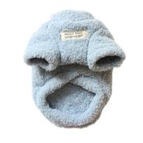 Koralų vilnos žieminis šiltas megztinis šuniui mažiems šunims Pliušiniai šunų drabužiai Minkštas šuniuko paltas Striukė Čihuahua Teddy šuniuko drabužiai šunų reikmenys S mėlyna