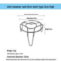 15-25cm Nerūdijančio plieno nemagnetinis garinimo stovas daržovėms