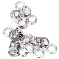 100 vnt. žalvarinis audinio įrankis „pasidaryk pats“, mezgimo aksesuaras, nerūdyjantis, odos apdirbimo akytė(Bronza 17mm) 14mm antikvarinės bronzos spalvos