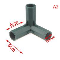 16Mm Pvc Fitting Stable Support Heavy Duty Greenhouse Frame Building Connector