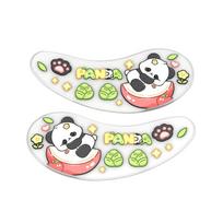 Blackwings 1pair/6 pairs of silicone eye patches are suitable for dark circles and puffy, reusable female cooling gel eye mask.