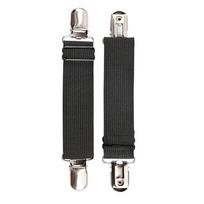 Daugiafunkcinis elastingas klipas Batai Neslystantis Elastingas Kelnės Klipas Elastingas Reguliuojamas Kraštas Klipas Batai Neslystantis Diržas 20cm juoda