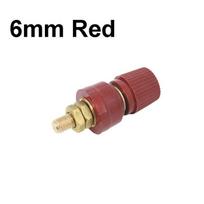 M6 6mm 8mm žalvarinis varžtas surišimo stulpelis Premium blokai Maitinimo jungties jungiklis Pakeičiamas gnybtas Litavimo kištukas 6mm red 1pcs