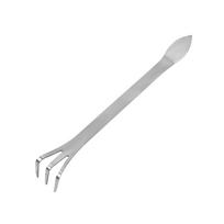 A Household Stainless Steel Three-pronged Hand Rake for Bonsai and A Double-headed Soil Press Knife for Bud Removal Soil rake sidabras